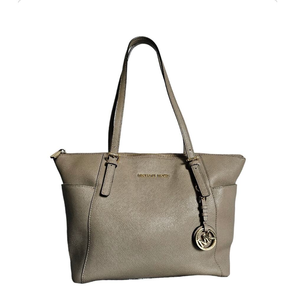 Michael Kors Camel Beige Top Handle Tote Bag Large